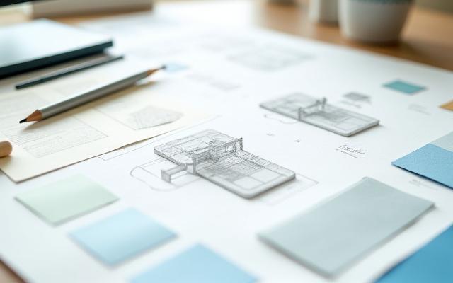 Esquisses et outils de conception pour une proposition créative